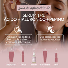Cargar imagen en el visor de la galería, Serum Ácido Hialurónico + Pepino